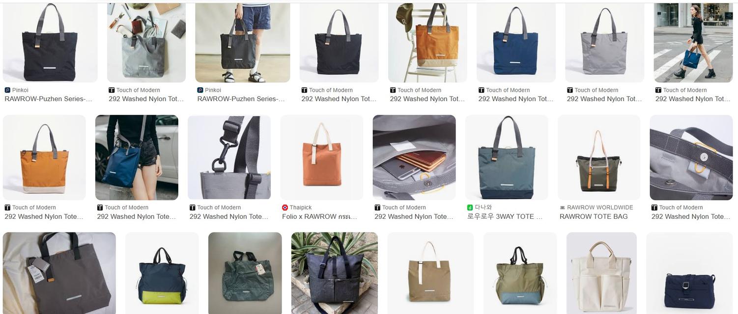 Rawrow Canvas Tote Bag 10