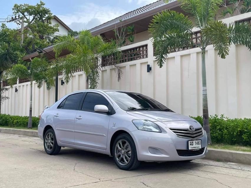 Toyota Vios 1.5E A/T สีเทาม่วง ปี12 รหัส MUY1483 1