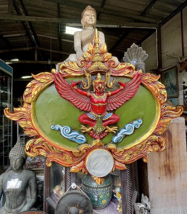 ซุ้มพญาครุฑ ซุ้มครุฑ ขนาด100ซม พญาครุฑแขวนผนัง