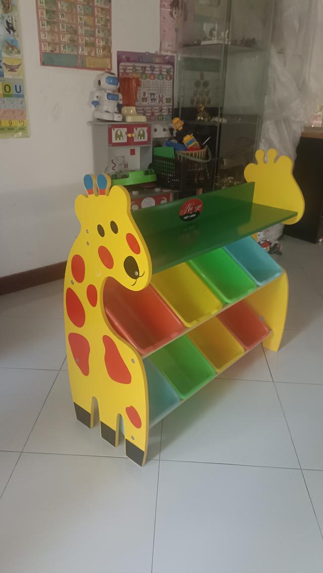 ของเล่นเด็ก ชุดครัวกับชั้นที่เก็บของเล่นยีราฟ รูปที่ 3