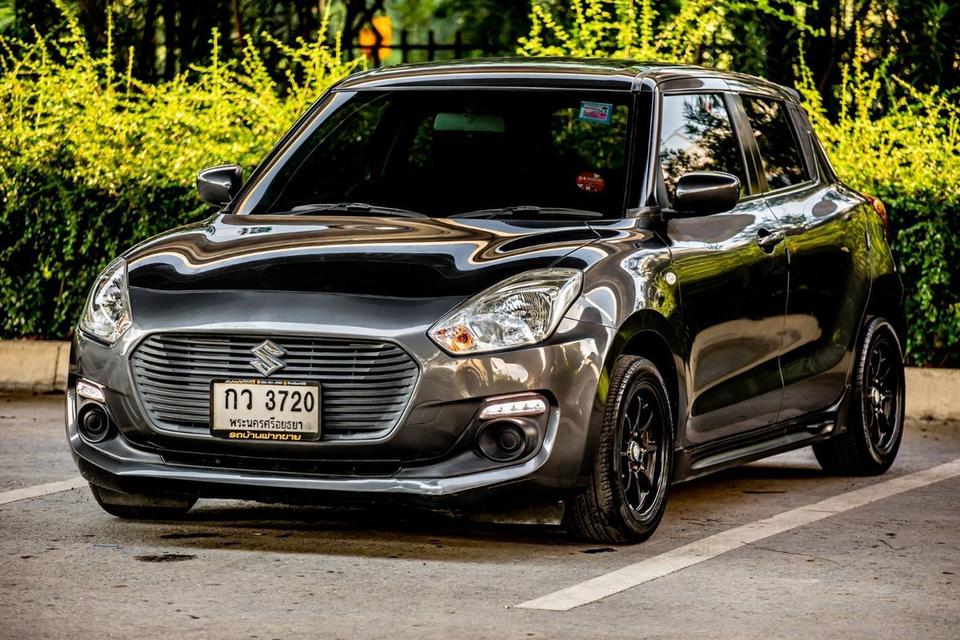 SUZUKI SWIFT 1.2 GL สีเทาปี 2019 มือเดียว ไมล์ 50,400 แท้