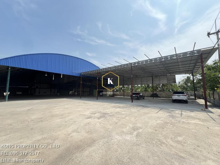 ให้เช่าโกดัง ล้งมะพร้าว พร้อมห้องเย็น สามพราน นครปฐม ขนาด 2 ไร่ 1