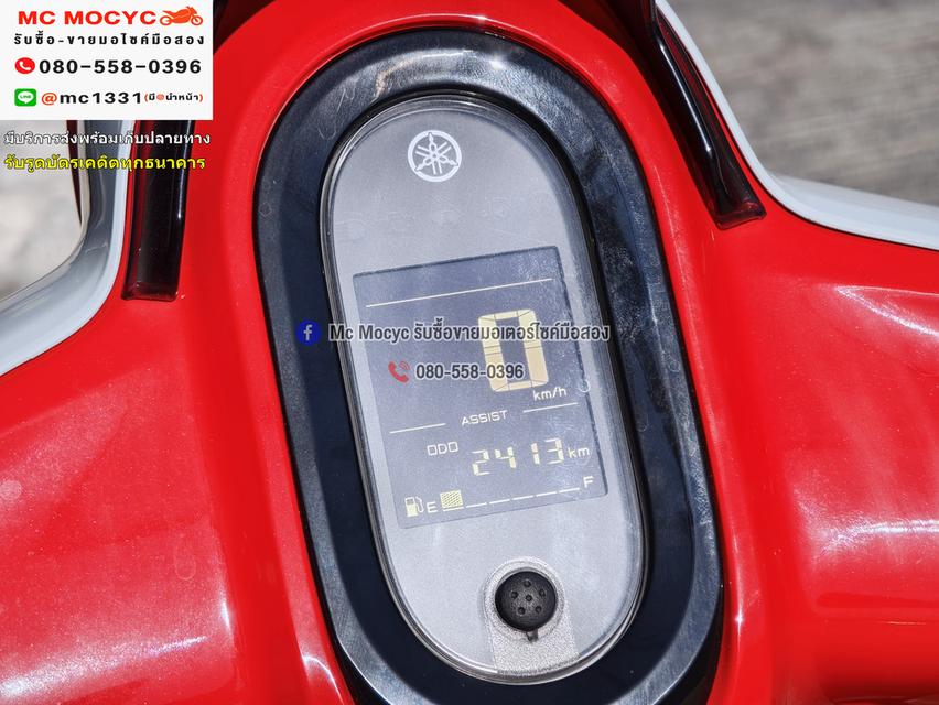 Fazzio 125 2024 วิ่ง2000โล รุ่นTopกุญแจรีโมทบุคเซอวิสครบ รถบ้านมือเดียว  NO1305 6