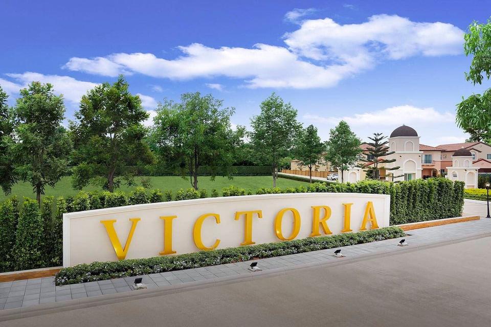 ขายบ้านแฝดหลังมุม โครงการ Victoria Garden Ville - Motorway ทำเลดี ติดมอเตอร์เวย์ 14