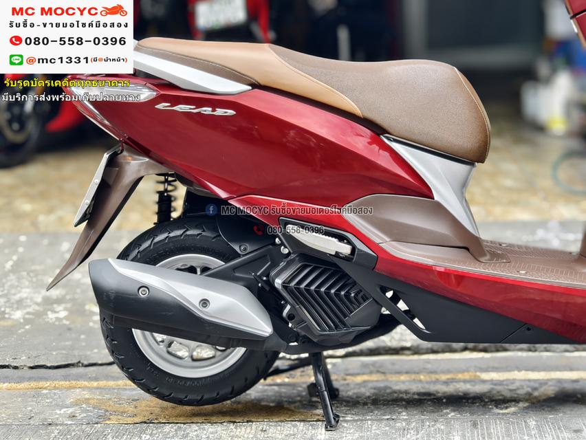 Lead 4v สีแดง 2023 วิ่ง10000โล รถบ้านแท้มือเดียว ไม่ใช่รถประมูล เครื่องท่อเดิมๆ No1138 16