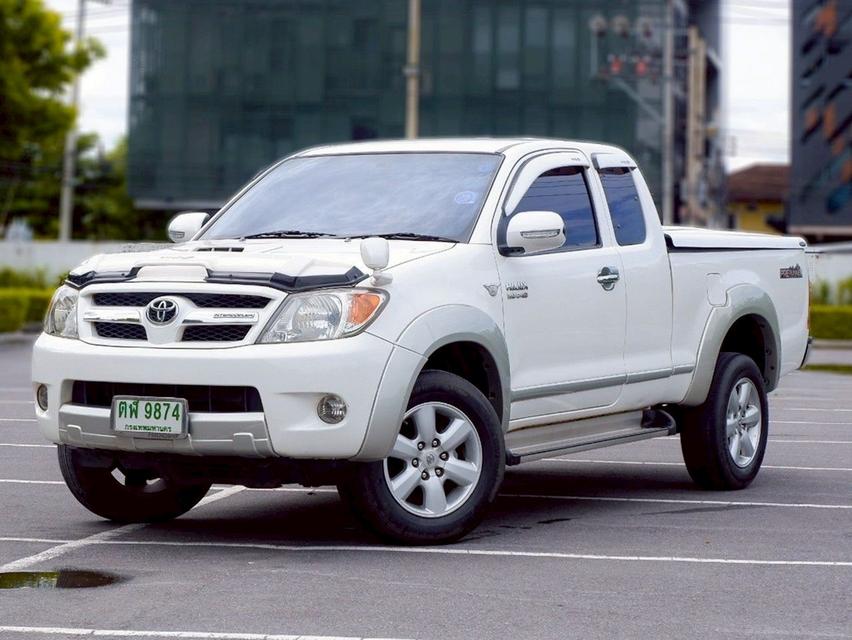 รหัสรถ QT9874 Toyota Hilux Vigo 3.0 ตัวพิเศษ Exclusive Prerunner เกียร์ธรรมดา สีขาวมุก/ทูโทน ปี 2007 5