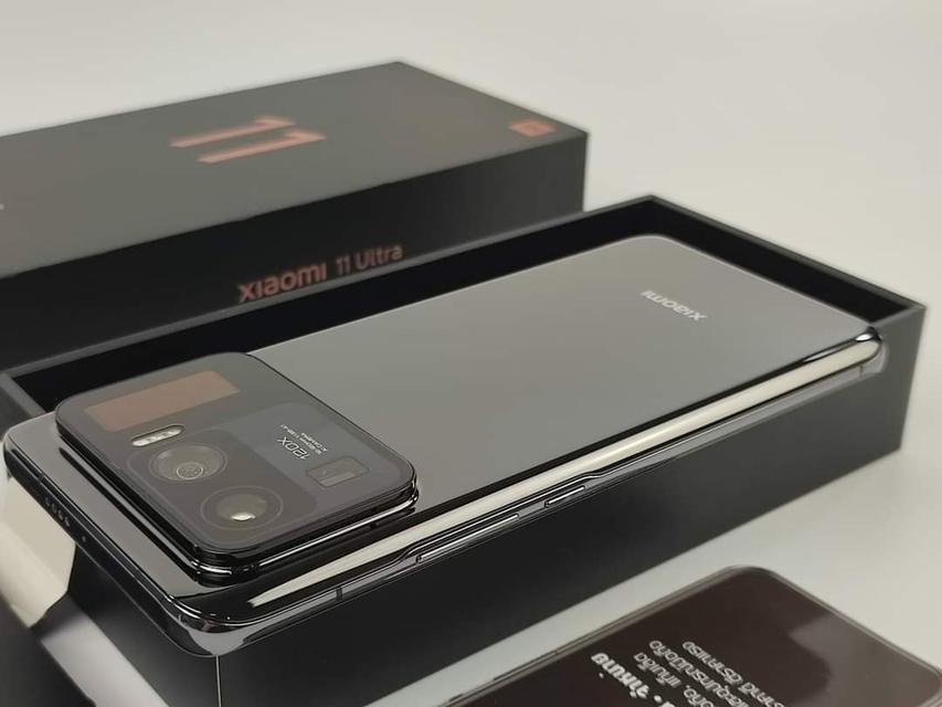 ขาย/แลก Mi11 Ultra 12/256GB Ceramic Black รอมGlobal สวยมาก Snapdragon888 แท้ ครบยกกล่อง เพียง 23,900 บาท  4