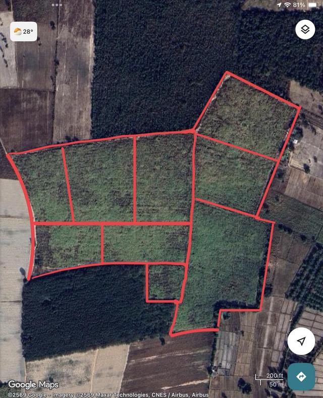 ที่ดินจังหวัด อุดร หนองหาน จำนวน 148 ไร่ ขายยก9แปลง ไร่ละ 110,000 1