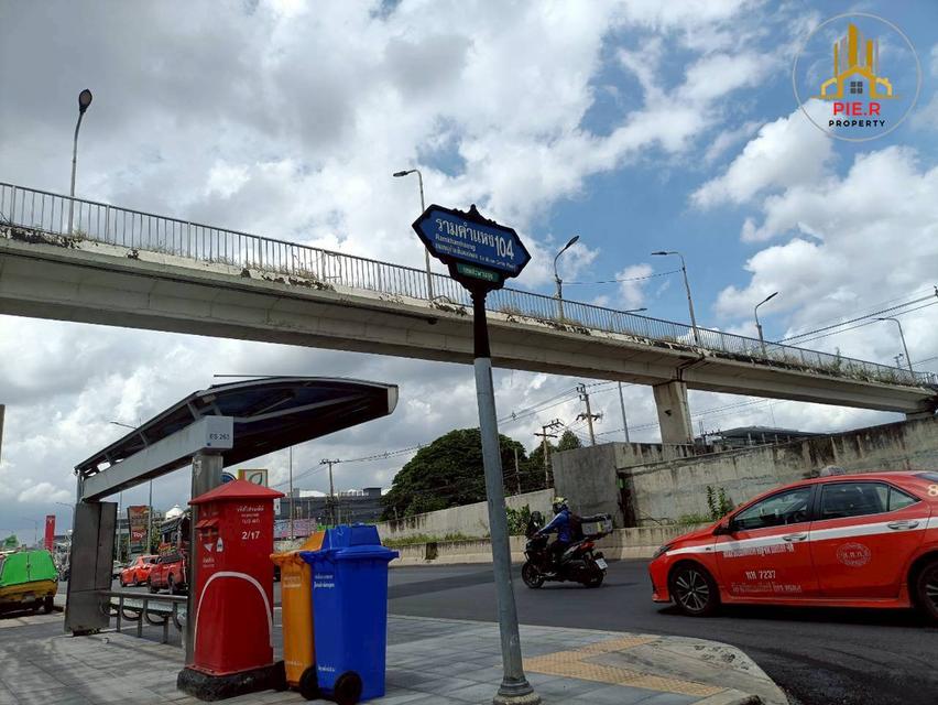 อาคารพาณิชย์ รามคำแหง104 l ใกล้รถไฟฟ้าสายสีส้ม-ตรงข้ามโรงเรียนโสมาภานุสสรณ์ 2