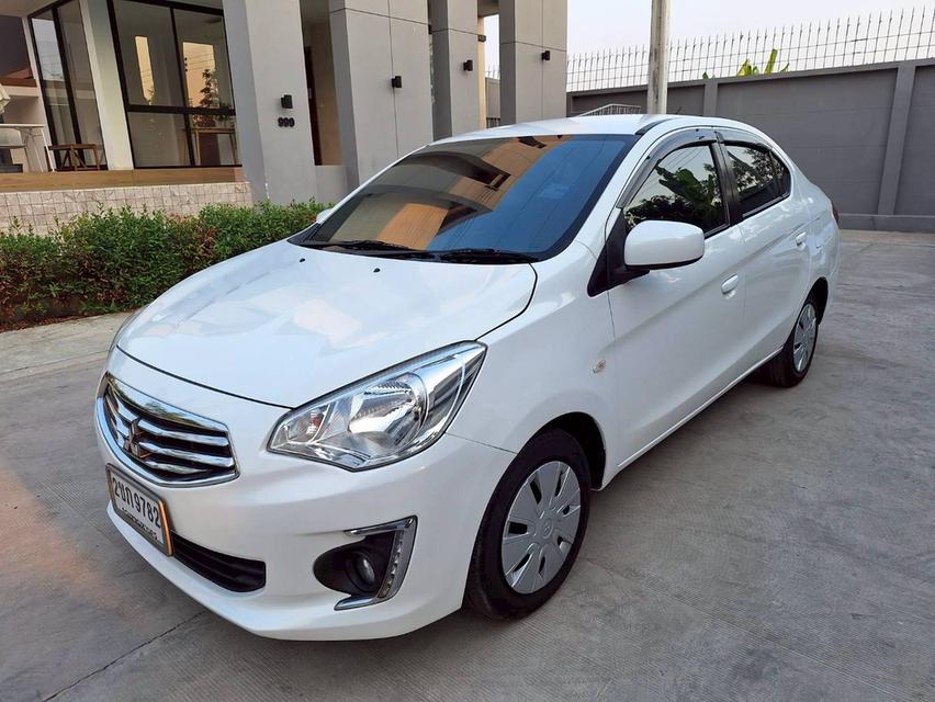 มิตซูบิชิแอดทราด1.2 AIRBAG1ใบ ออโต้ ปี2015 มือเดียวป้ายแดง  สีขาวสวยเดิมบาง รูปที่ 2