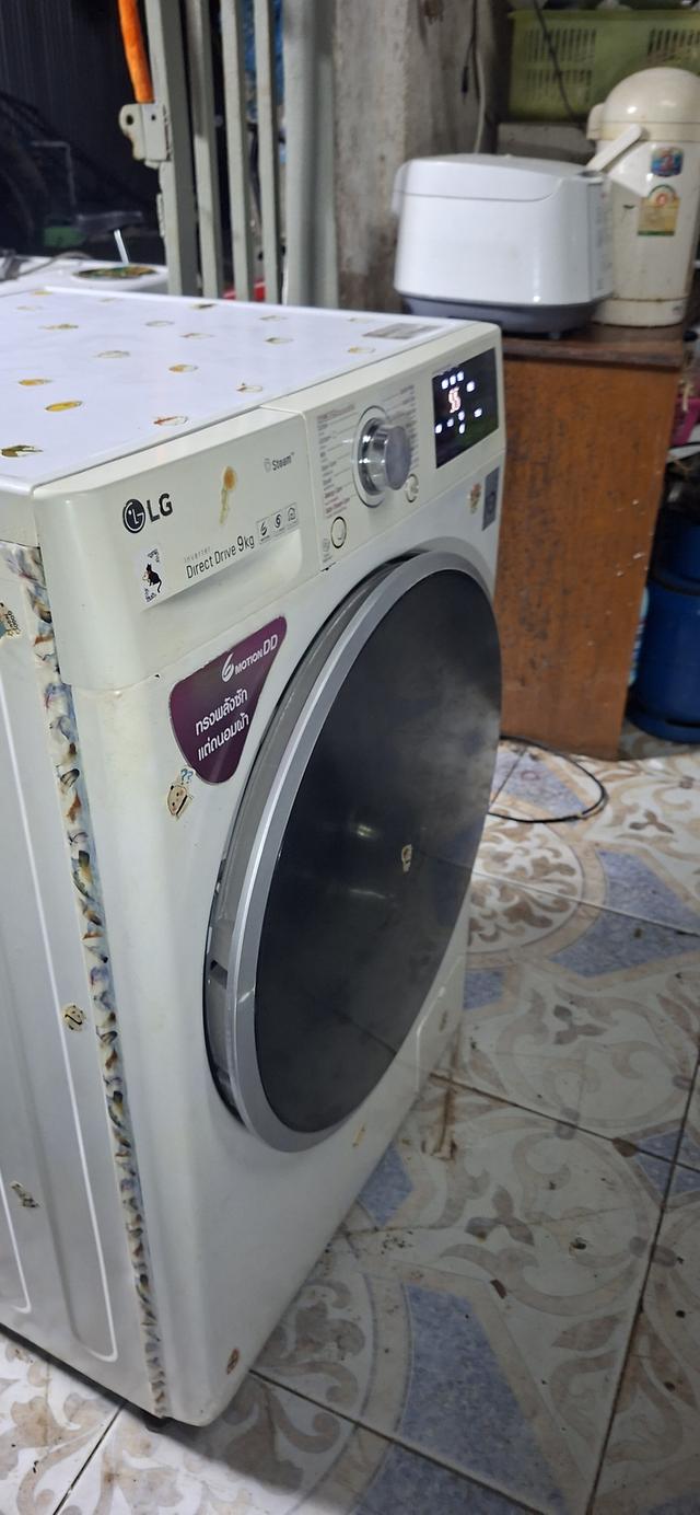 เครื่องซักผ้าฝาหน้า LG 9KG