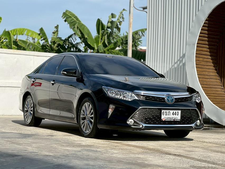 TOYOTA CAMRY 2.5 HV PREMIUM ปี 2015 โฉม ปี12-18 สีดำ
