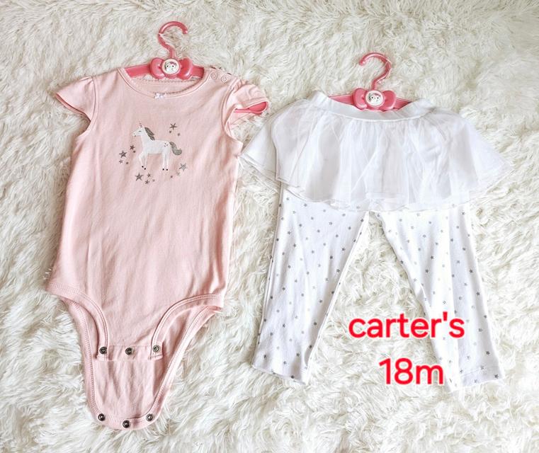 เสื้อผ้าเด็ก จั้มสูท เอี๊ยม แบรนด์ Carter's ไซส์ในภาพ ส่งต่อมือสอง สภาพใหม่ ไม่มีตำหนิ 8