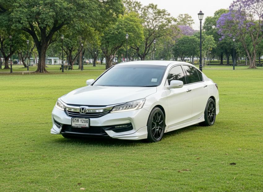 🔥ฟรีดาวน์ รถสวยมือเดียว ขับดี พร้อมใช้ Honda ACCORD 2.0 E i-VTEC AT ปี 2017