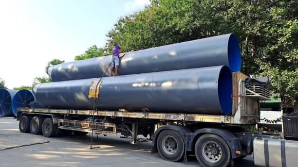 ทุนเรือasw โป๊ะเรือasw แพโป๊ะลอยน้ำasw ท่อสไปรัลasw spiral pipe ฟิตติ้ง 4