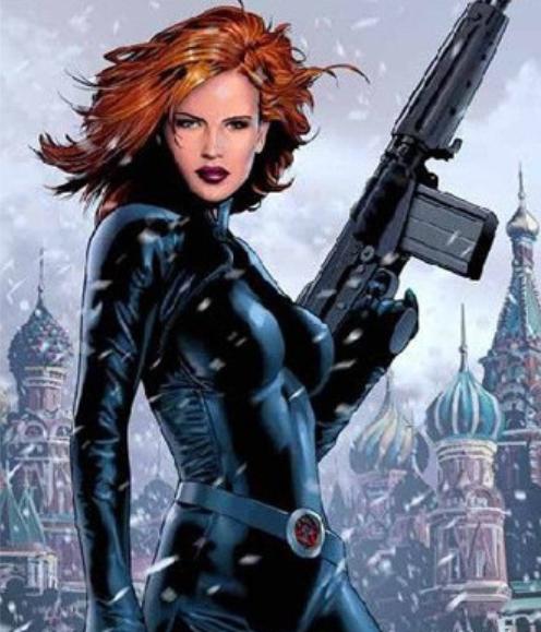 Scarlett Johansson as Black Widow (Iron Man 2, 2010)