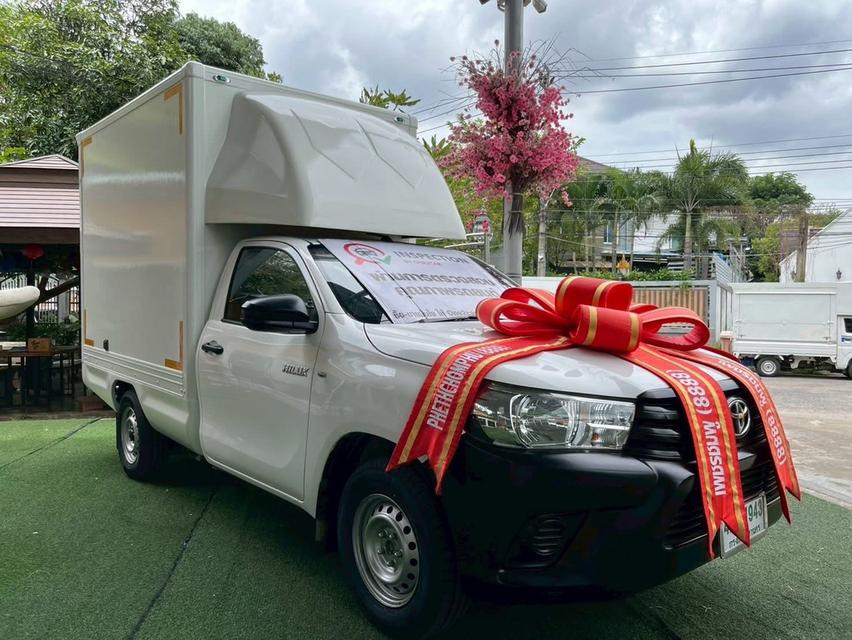 TOYOTA REVO SINGLECAB เครื่อง2.4cc.เกียร์ธรรม ปี 2019 รถกระบะตู้บรรทุกCARGO-BOX สภาพสวย พร้อมใช้งาน! ไมล์แท้100%คะ