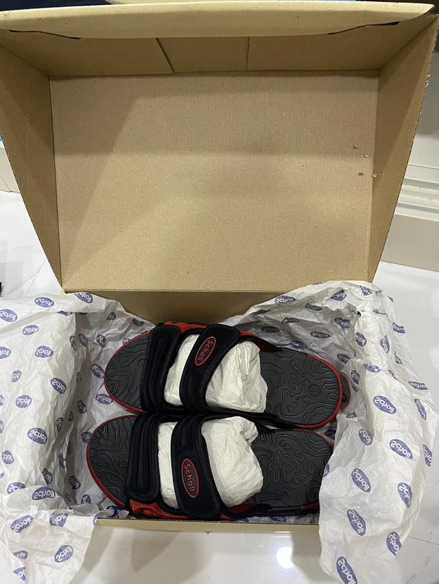 รองเท้า Scholl รุ่น Cyclone สีดำแดง รูปที่ 7