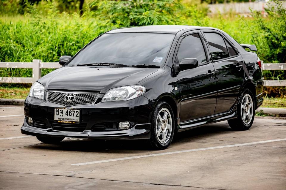 Toyota Vios ปี 1.5E ปี 2006 เกียร์ออโต้ สีดำ มือเดียวป้ายแดง