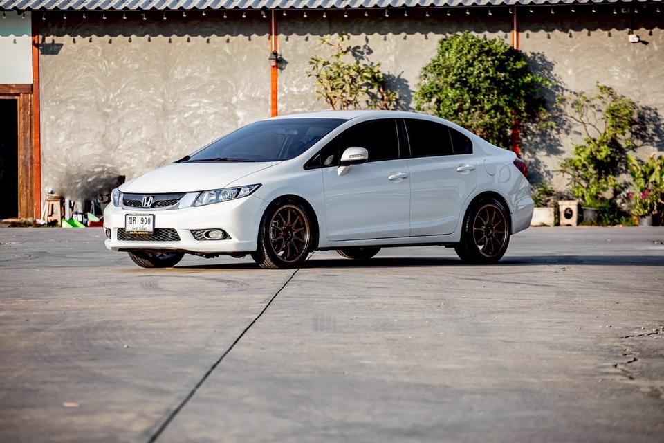 Honda Civic Fb 1.8ES ภายในดำ เบาะไฟฟ้า สีขาว ปี 2013 รูปที่ 7