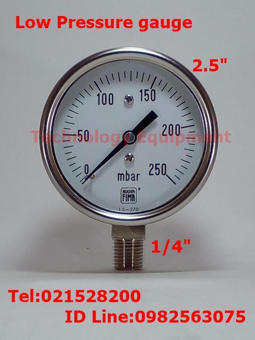 Low Pressure Gauge nuovafima มีสต็อกในไทย เปิดใบกำกับภาษีได้ พร้อมส่งด่วน รูปย่อยที่ 2