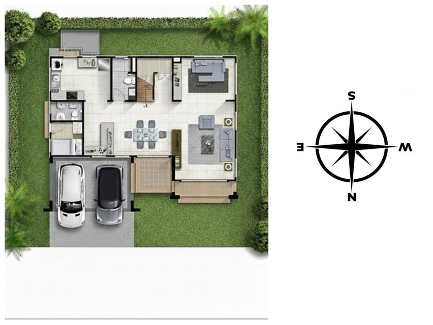 ขาย / เช่าบ้านเดี่ยว 2 ชั้น หลังมุมขาย โครงการ ภัสสร บางนา-สุวรรณภูมิ กิ่งแก้ว 11