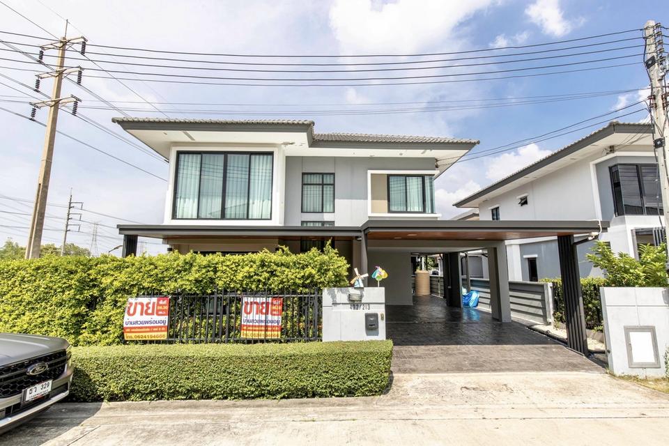 ขายบ้านเดี่ยวหลังมุม หมู่บ้านพฤกษาดีไลท์ ตกแต่งสวย พร้อมอยู่ 1