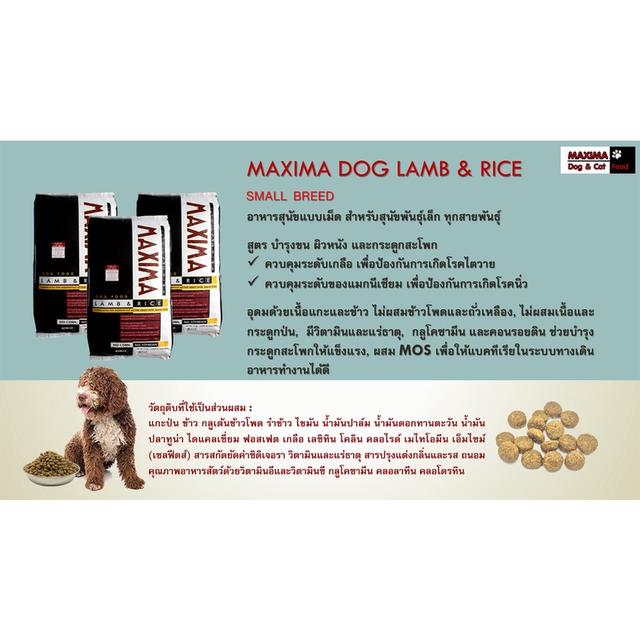 MAXIMA DOG LAMB & RICE 3