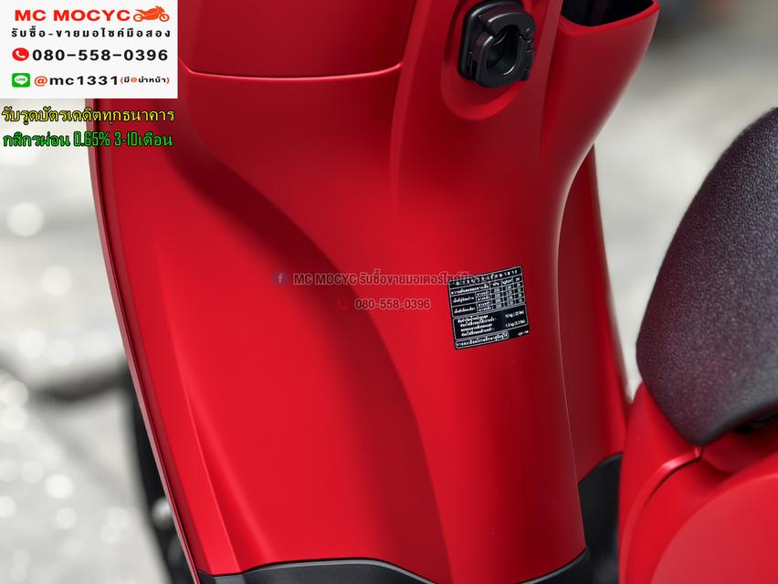 Scoopy i 2021 รุ่นTOP กุญแจรีโมทบุคเซอวิสครบ วิ่ง10000โล รถบ้านแท้เครื่องท่อเดิมๆ No1165 9