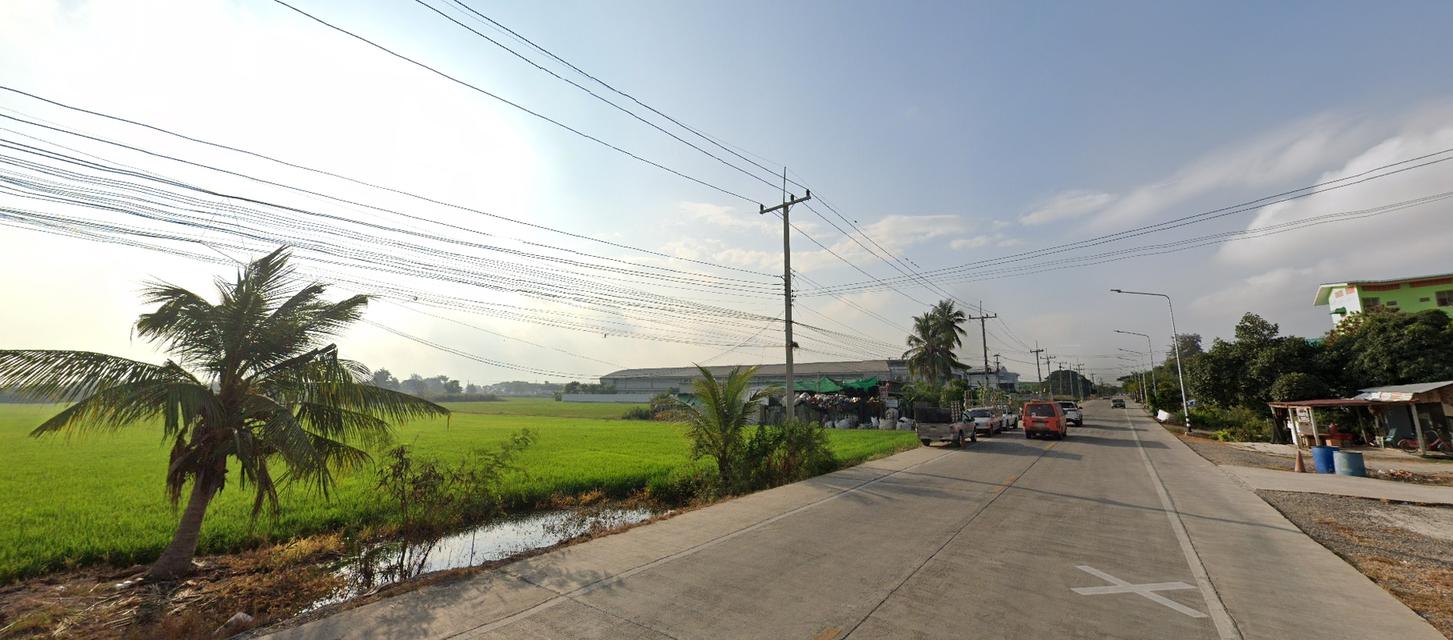 ที่ดิน12ไร่  พื้นที่สีเขียว หน้ากว้าง 58ม.ถนนกาญจนาภิเษก วงแหวนหมายเลข9 ตำบล คลองพระอุดม อำเภอลาดหลุมแก้ว ปทุมธานี 4