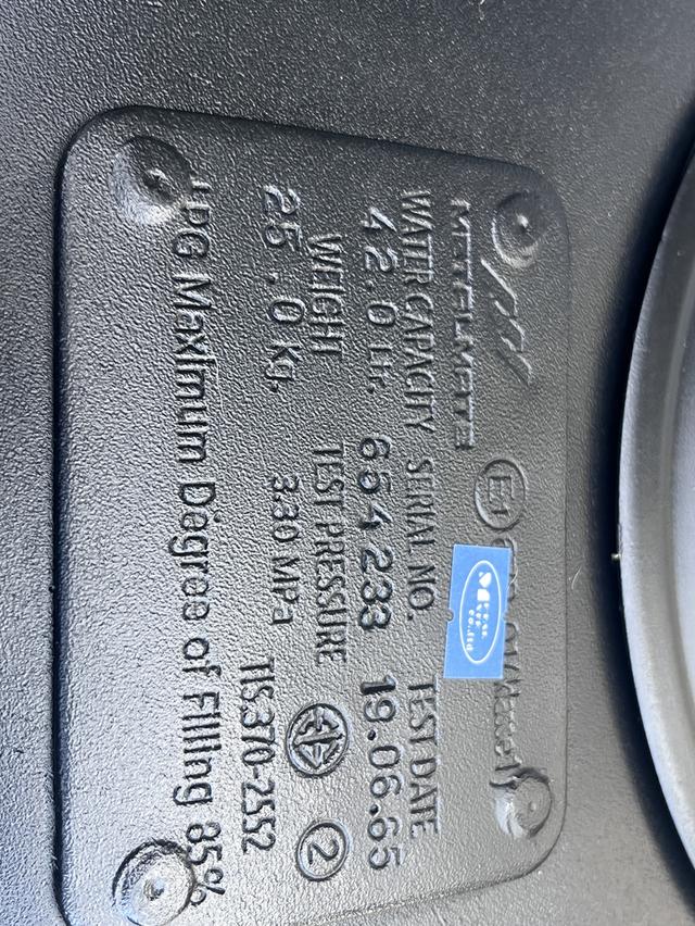ขายถังแก๊ส LPG ทรงโดนัท 42 ลิตร สภาพใหม่มาก ✨ มือสองถังจดทะเบียน 2565 รูปย่อยที่ 3