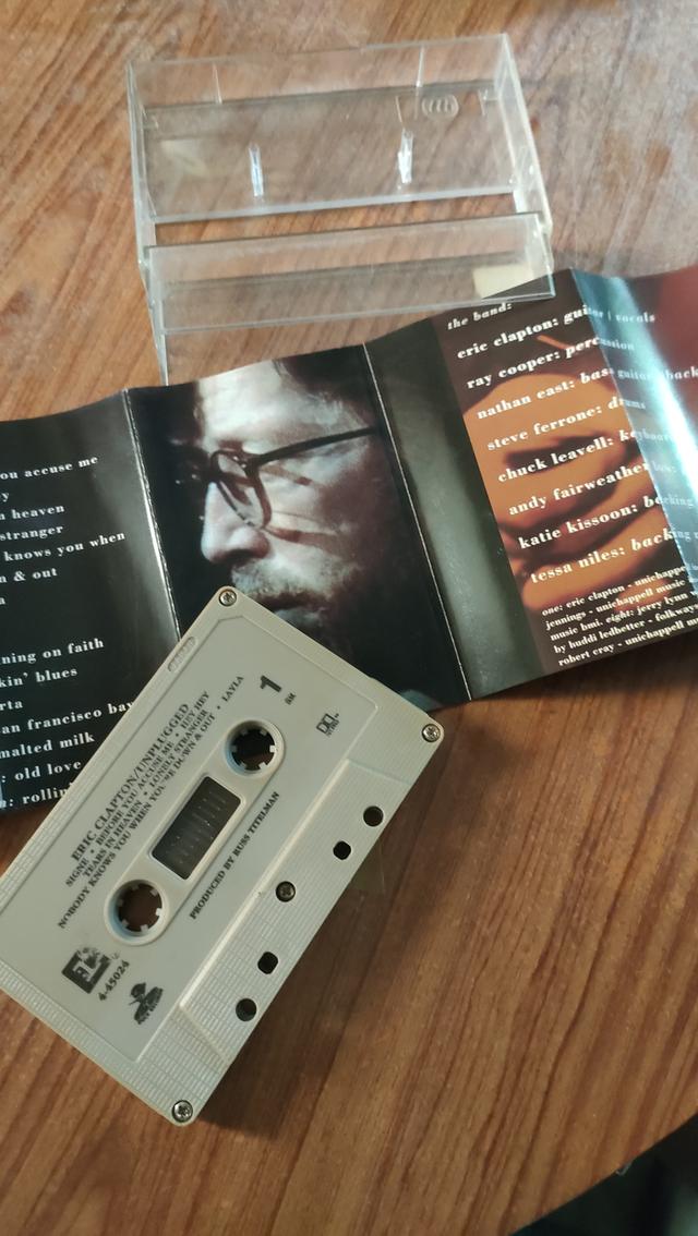 เทป คาสเซ็ท Eric Clapton unplugged สภาพดี ของสะสม รูปที่ 6