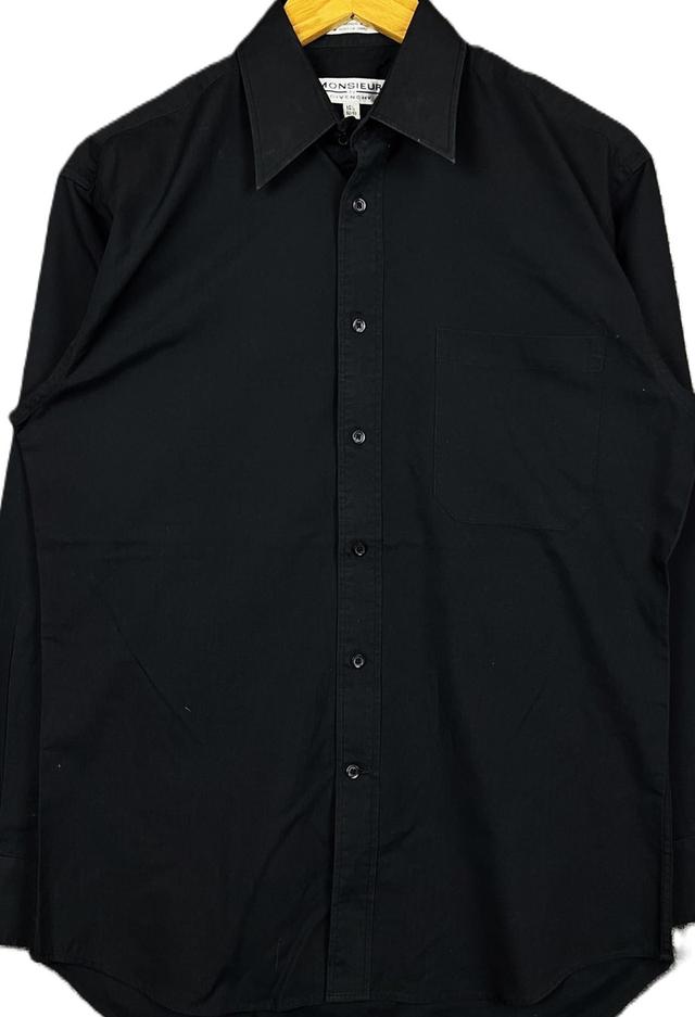 MONSIER By GIVENCY Men's Long Sleeve Black Shirt 2