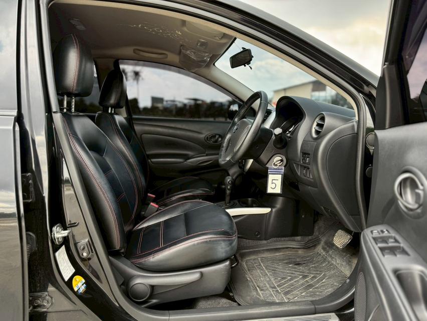 NISSAN ALMERA 1.2 Sedan 4dr E SPORTECH XTRONIC CVT FWD 1.2i. ปี 2019  สีดำ  เกียร์ออโต้ 17