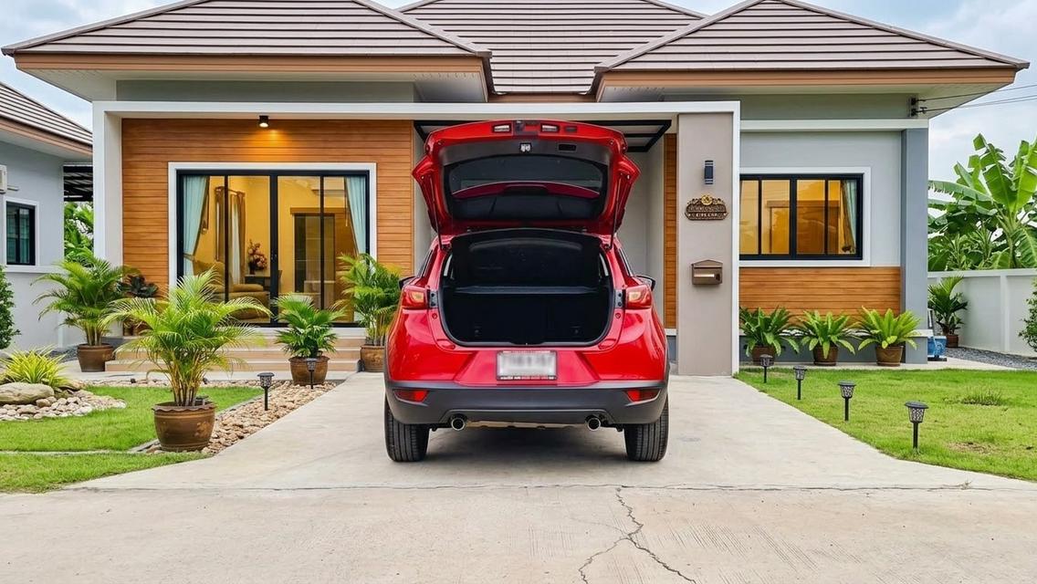 MAZDA CX-3 2.0 C ปี 2017 จด 2018รถบ้าน มือเดียว สีแดง สวยพร้อมใช้ ❤️ รูปที่ 5
