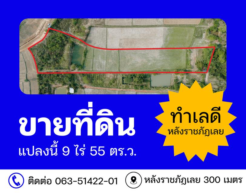 ที่ดิน 9 ไร่ ใกล้ๆ มหาวิทยาลัยราชถัฏเลย มีวิวภูเขา อากาศเย็นสบายบริสุทธิ์ 1