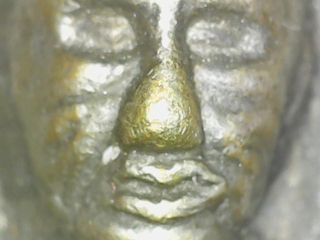 หลวงปู่ทวด หลังเตารีด พิมพ์ใหญ่A เนื้อโลหะผสม(ทองผสม) ปี2505