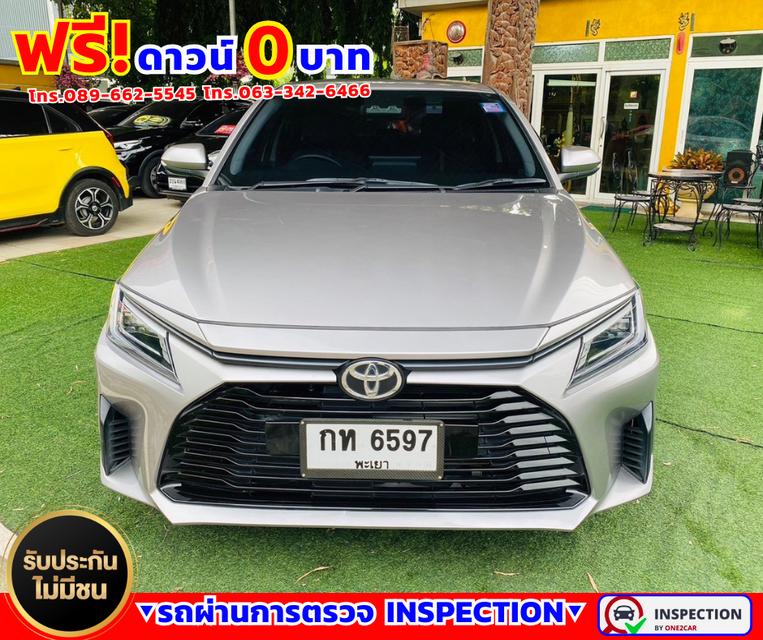 🌟ปี2023 Toyota Yaris Ativ 1.2 Smart 🌟ไมล์แท้ 46,xxx กม.  🌟รับประกันศูนย์ ถึงปี 2025