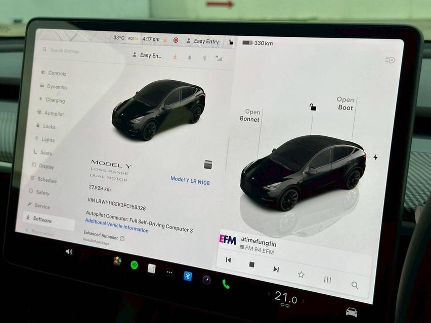 Tesla Model Y Long Range 2023 รถใหม่มากๆ เเถมเเต่งเพิ่มมาอีกเพียบ คุ้มมากๆ 17