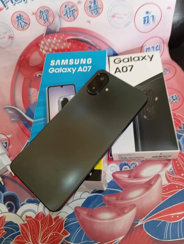 samsung a 07(4+4/64)😍🙏 จอ6.7 CPU G99 มาตรฐานกันน้ำกันฝุ่น IP54😘 android 15 ประกันยาวๆ❗ ราคา2650(รวมส่งในเมืองนะคับ) โคราชนัดรับได้เลย บริการส่งถ