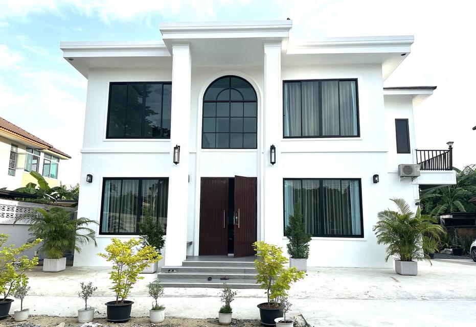 ขาย บ้านริมน้ำใหม่ ขายต่ำกว่าทุน! ตั้งอยู่ติดมหาวิทยาลัยรังสิต เมืองเอกโครงการ 6 บรรยากาศเงียบสงบ  1