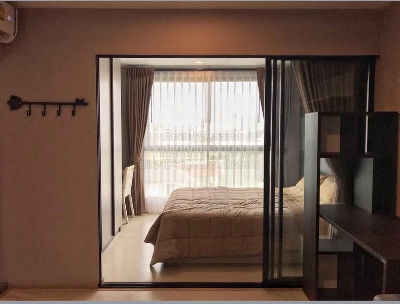 CR6901-0026 ให้เช่าคอนโด The Excel Groove Lasalle 52 ขนาด 28 ตรม 1 ห้องนอน ชั้น 7 วิวโล่งโปร่ง สบายตา ติด BTSแบริ่ง 2