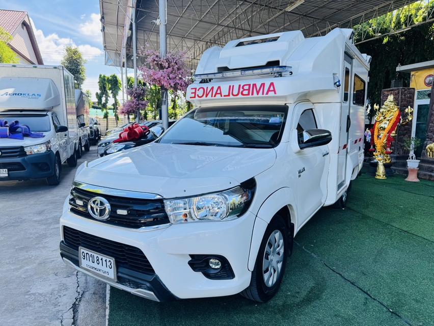 TOYOTA REVO SINGLE  รุ่นตัวJ ตู้แอมมูแลนด์ฉุกเฉิน เครื่อง2.8cc.เกียร์ธรรมดา ปี 2019 #ไมล์น้อยมากๆคะวิ่งมาแค่4,xxxกม. 3