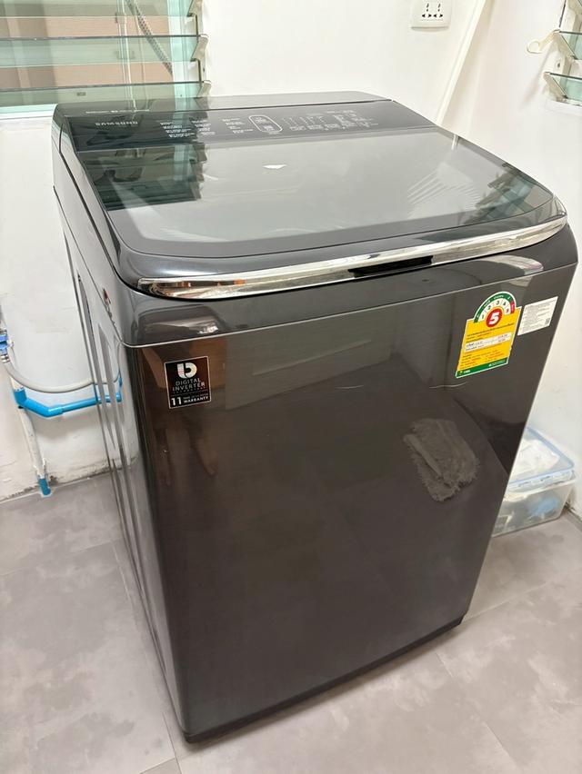 เครื่องซักผ้าซัมซุง SAMSUNG  ซัมซุงฝาบน ACTIV DUALWASH 21 กก. รุ่น WA21M8700GV (21กก.) 9,500 บาท 9