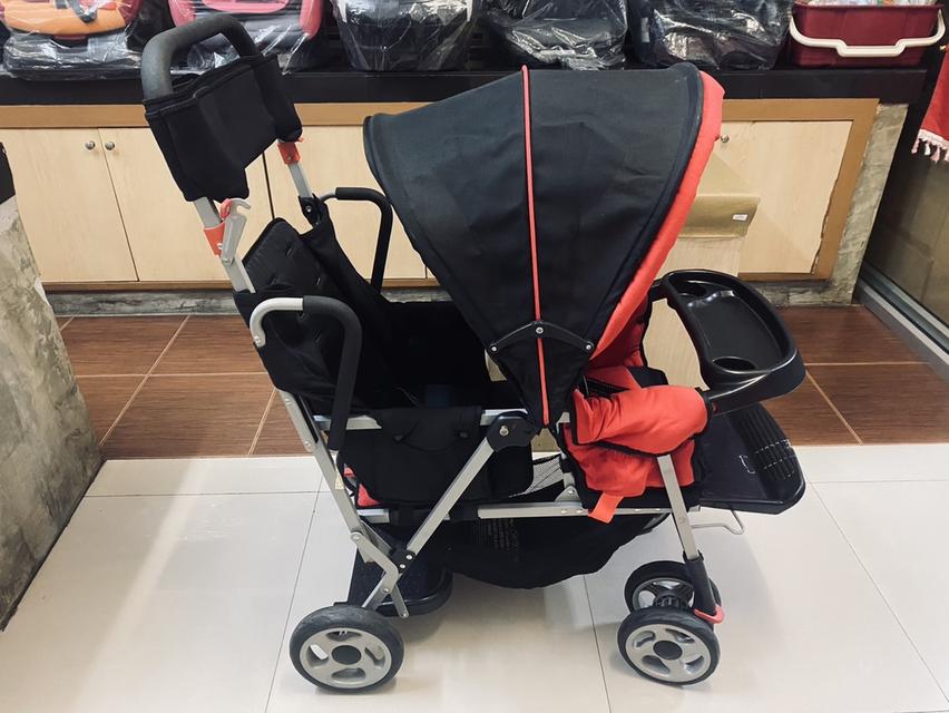 รถเข็นพี่น้องมือสอง Joovy ราคา 2,500 บาท