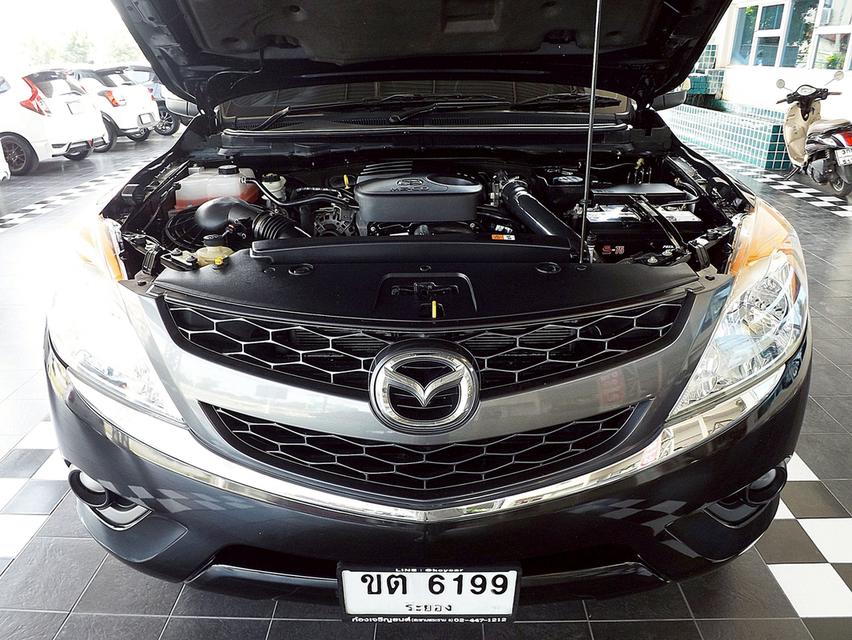 รหัสรถ KCY6199 MAZDA BT-50 PRO DOUBLE CAB 2.2 HI-RACER AUTO ปี 2014 สีดำ 14