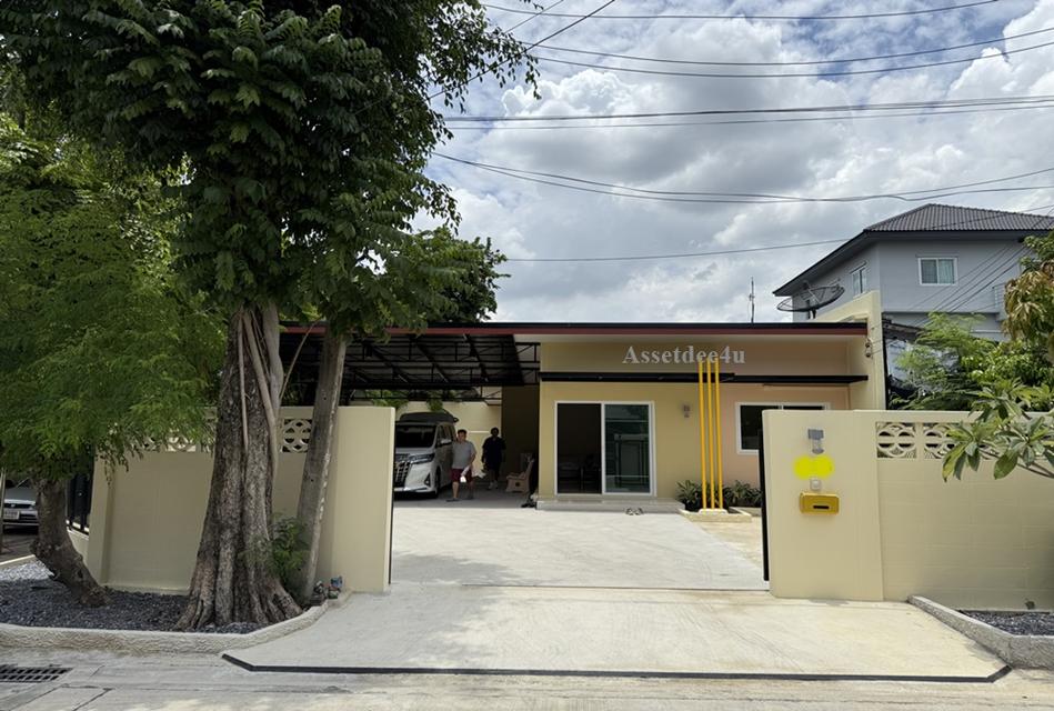 บ้านเช่าซอยสามัคคี บ้านเช่าประชานิเวศน์ AH604 ให้เช่าบ้านเดี่ยวชั้นเดียว เฟอร์นิเจอร์ครบ พร้อมอยู่ ประชานิเวศน์2 ซอยสามัคคี จดบริษัทได้
