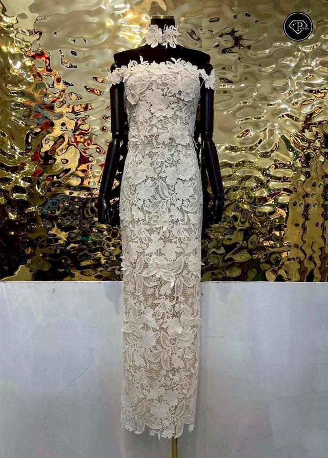 เสื้อผ้า แฟชั่น ผู้หญิง ออกงาน หรูหรา คุณหนู คุณภาพดี รูปที่ 3