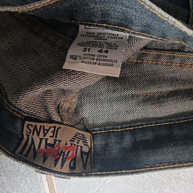  กางเกงยีนส์แบรนด์ARMANI JEANSปี1981  ผ้าฝ้าย 100% ประเทศต้นกำเนิด: อิตาลี  ผลิตในอิตาลี 7
