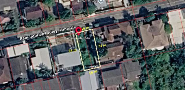 ขายที่ดินรามอินทรา 61 ถมแล้ว 61 ตร.ว ใกล้รถไฟฟ้าสายสีชมพู ราคาดีมาก 6
